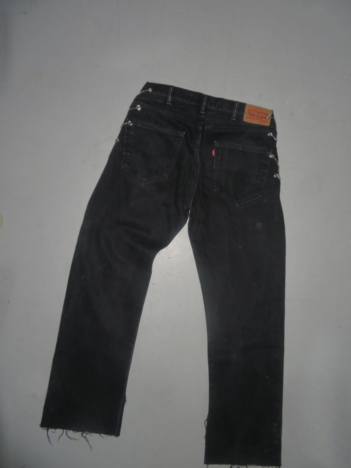 Reworked Levis Chain Jeans