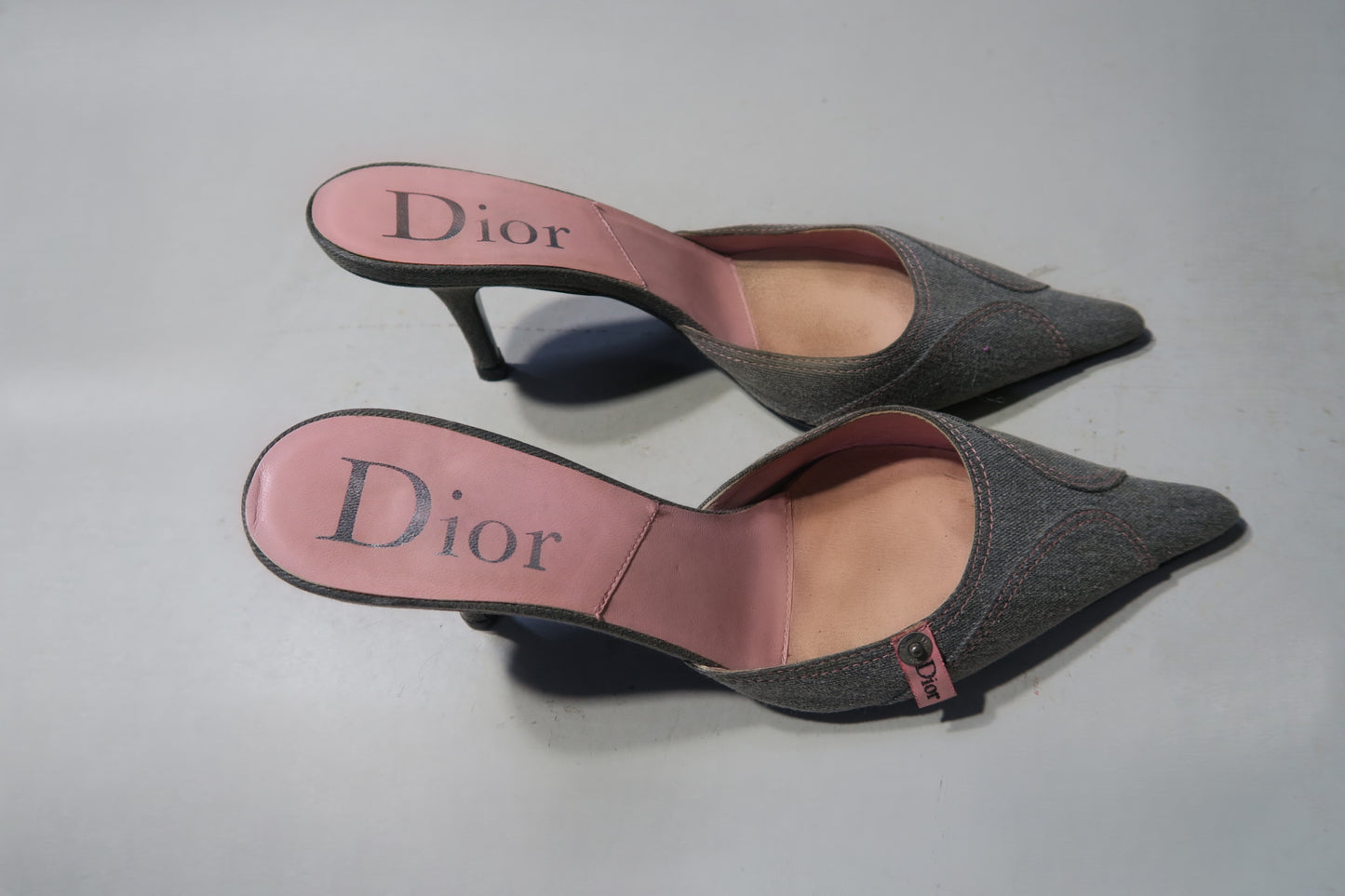 Christian Dior Denim Mules