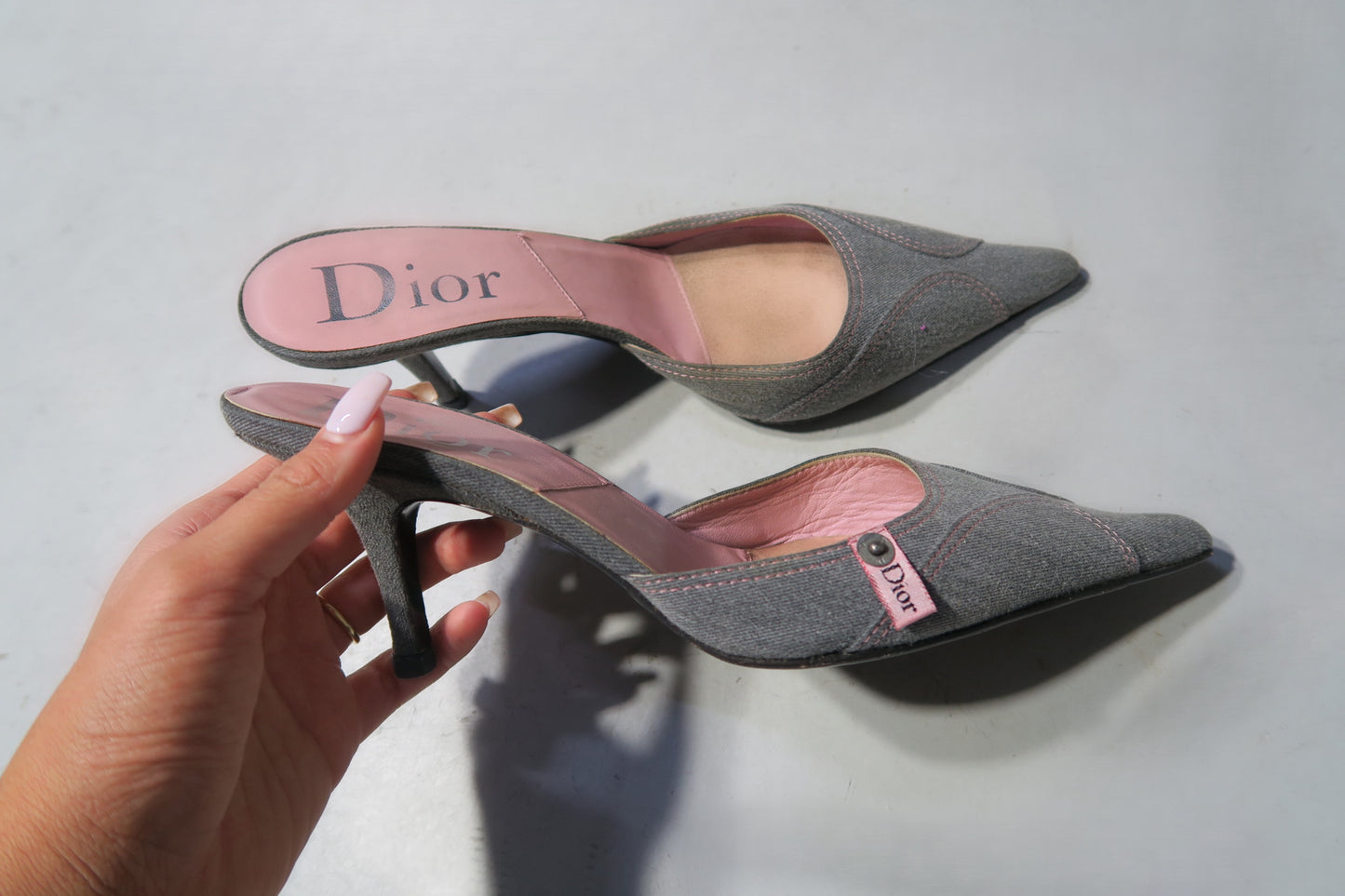 Christian Dior Denim Mules