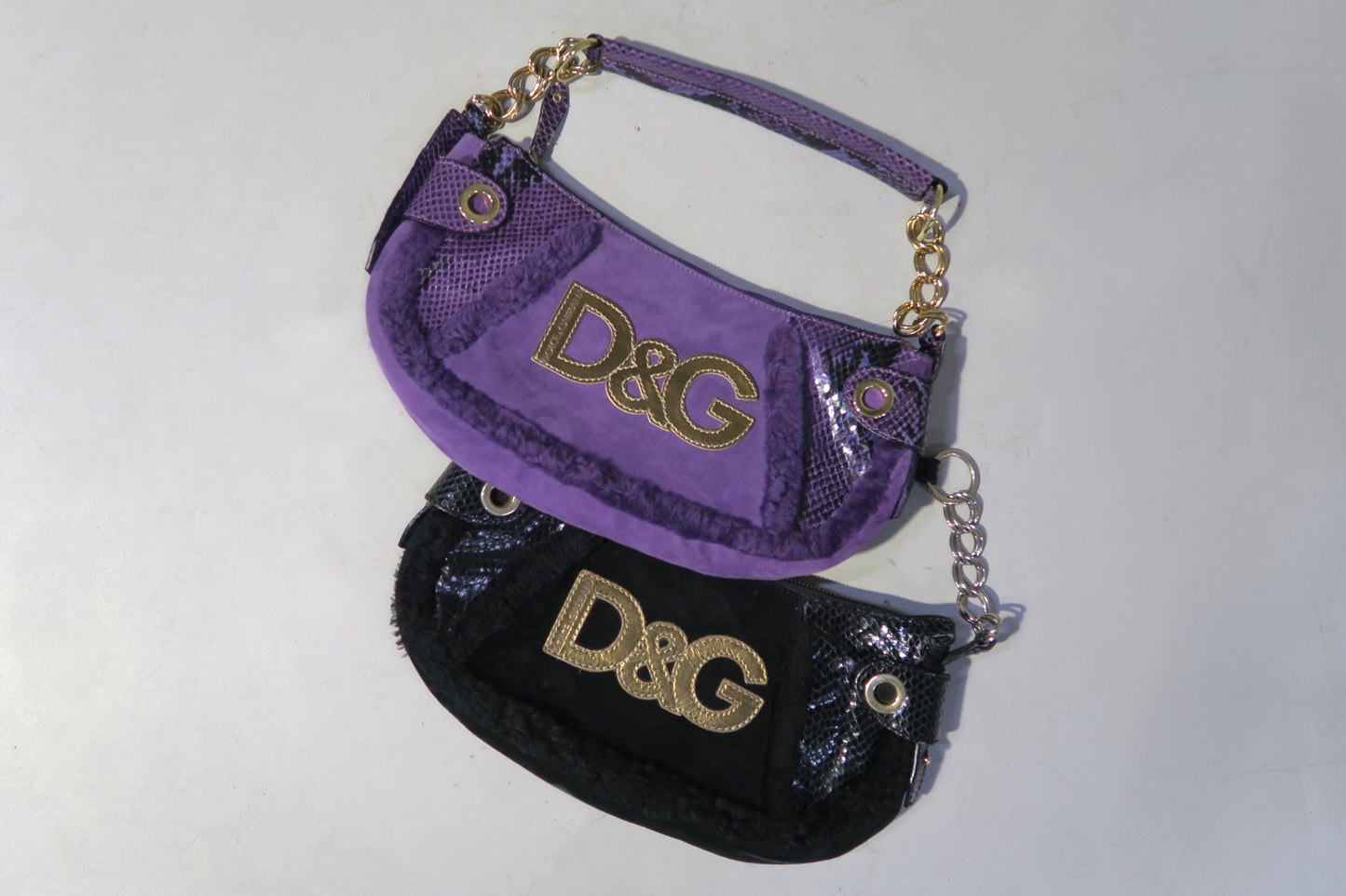 Dolce & Gabbana Baguette Bag - Purple