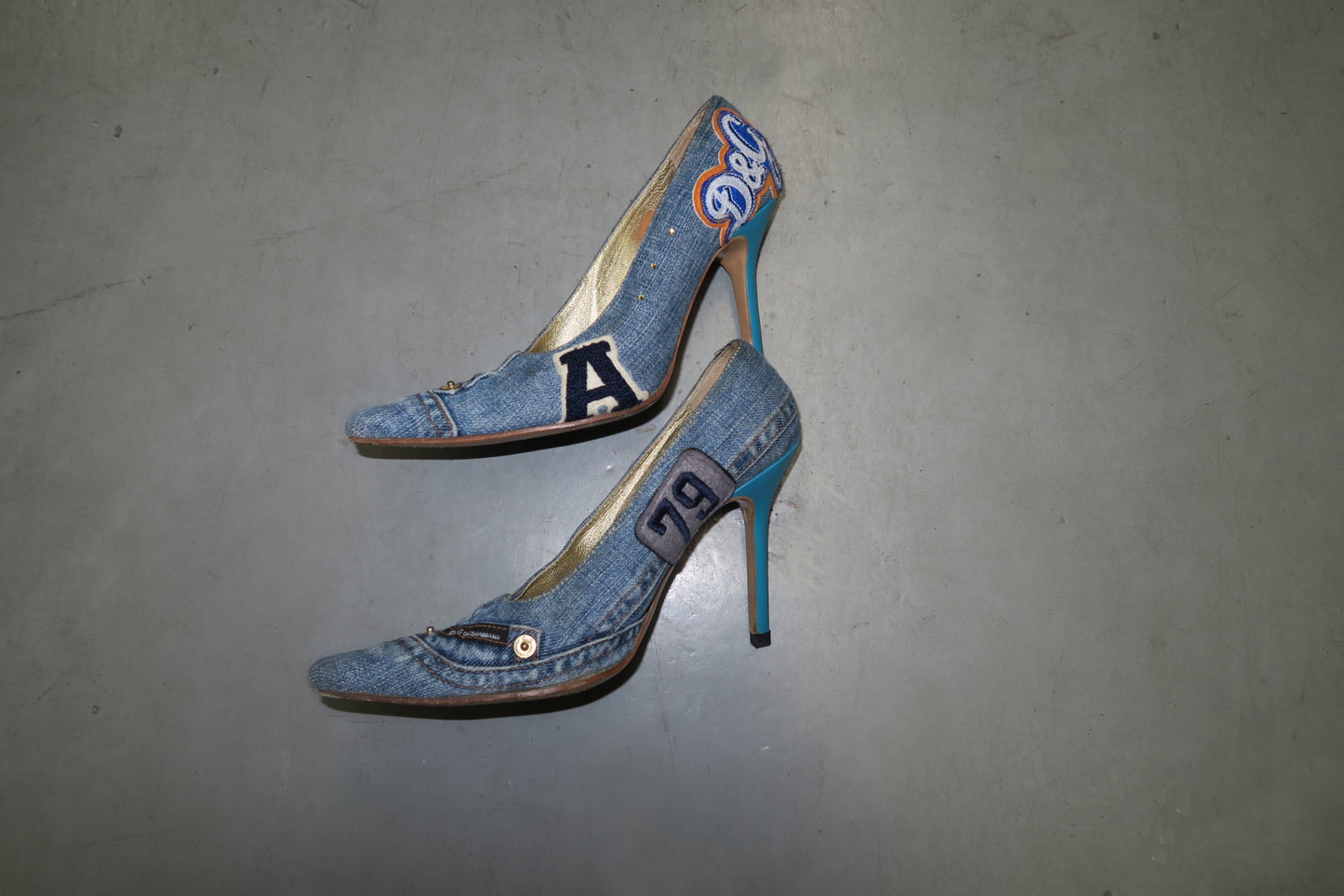 Dolce & Gabbana Denim Heels