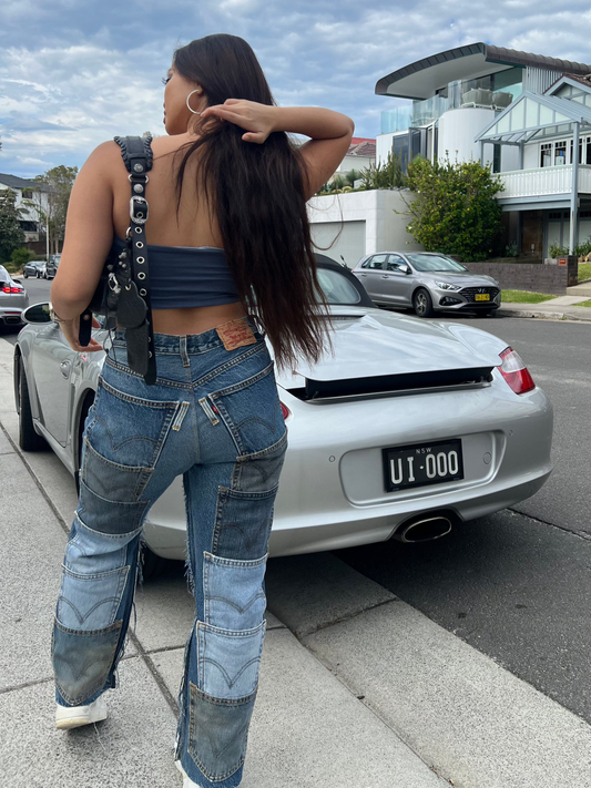 Reworked Vintage Levis Jeans